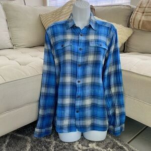 Organic Cotton Patagonia Plaid Flannel